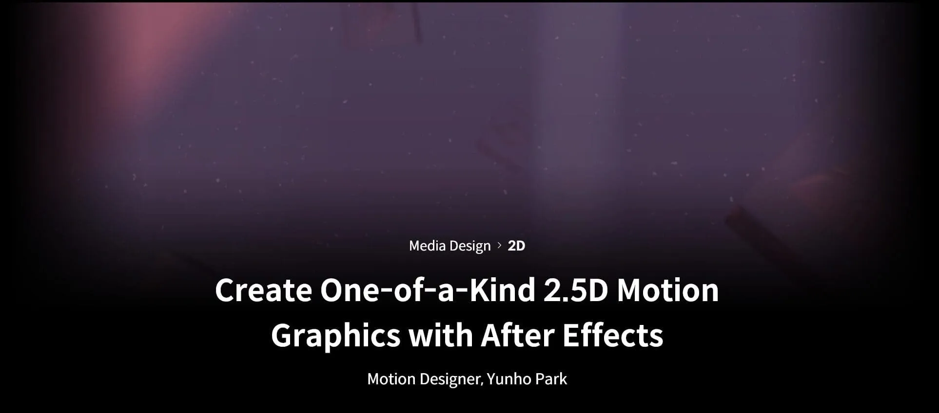 Coloso - Create One-of-a-Kind 2.5D Motion Graphics with After Effects Yunho Park [KR - EN subs]