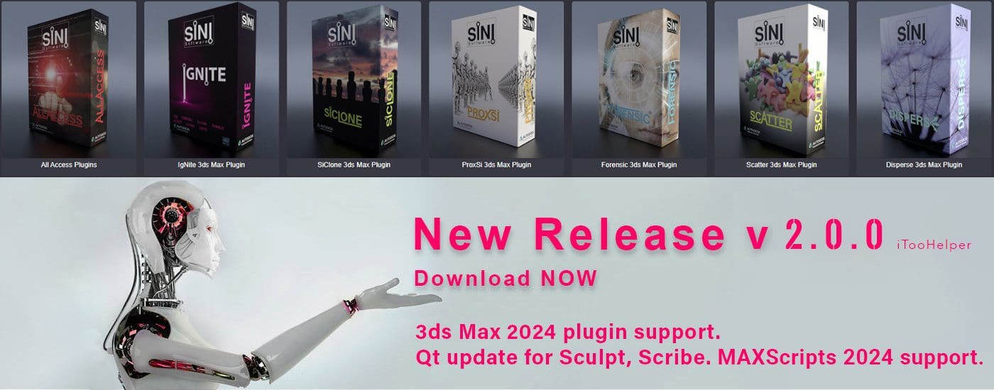 SiNi Software Plugin v 2.0.0 upto 3dsMax 2025