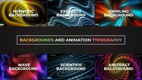 Videohive Backgrounds and Animation Typography 51813495