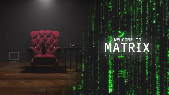 Videohive Matrix Intro 52386717