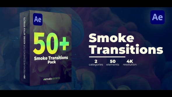 Videohive - Smoke Transitions - 52097310