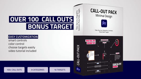 Videohive Unique Call – Outs Pack 44568448