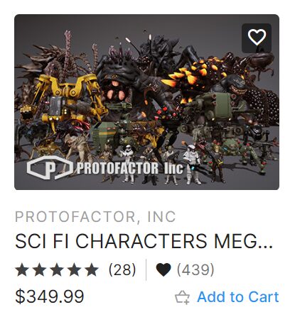 PROTOFACTOR INC - Sci Fi Characters Mega Pack Vol 2