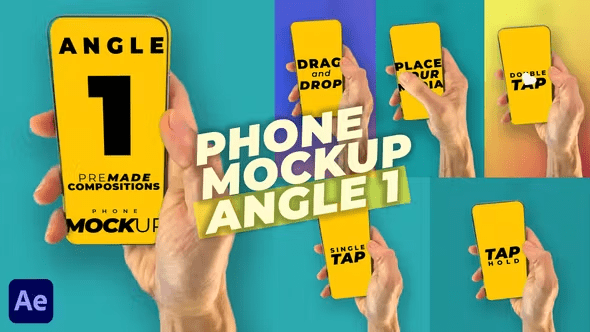 Videohive - Phone Mockup Pack - Angle 1 - 52030983