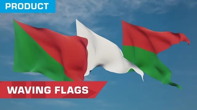Actionvfx Waving Flags (EXR)