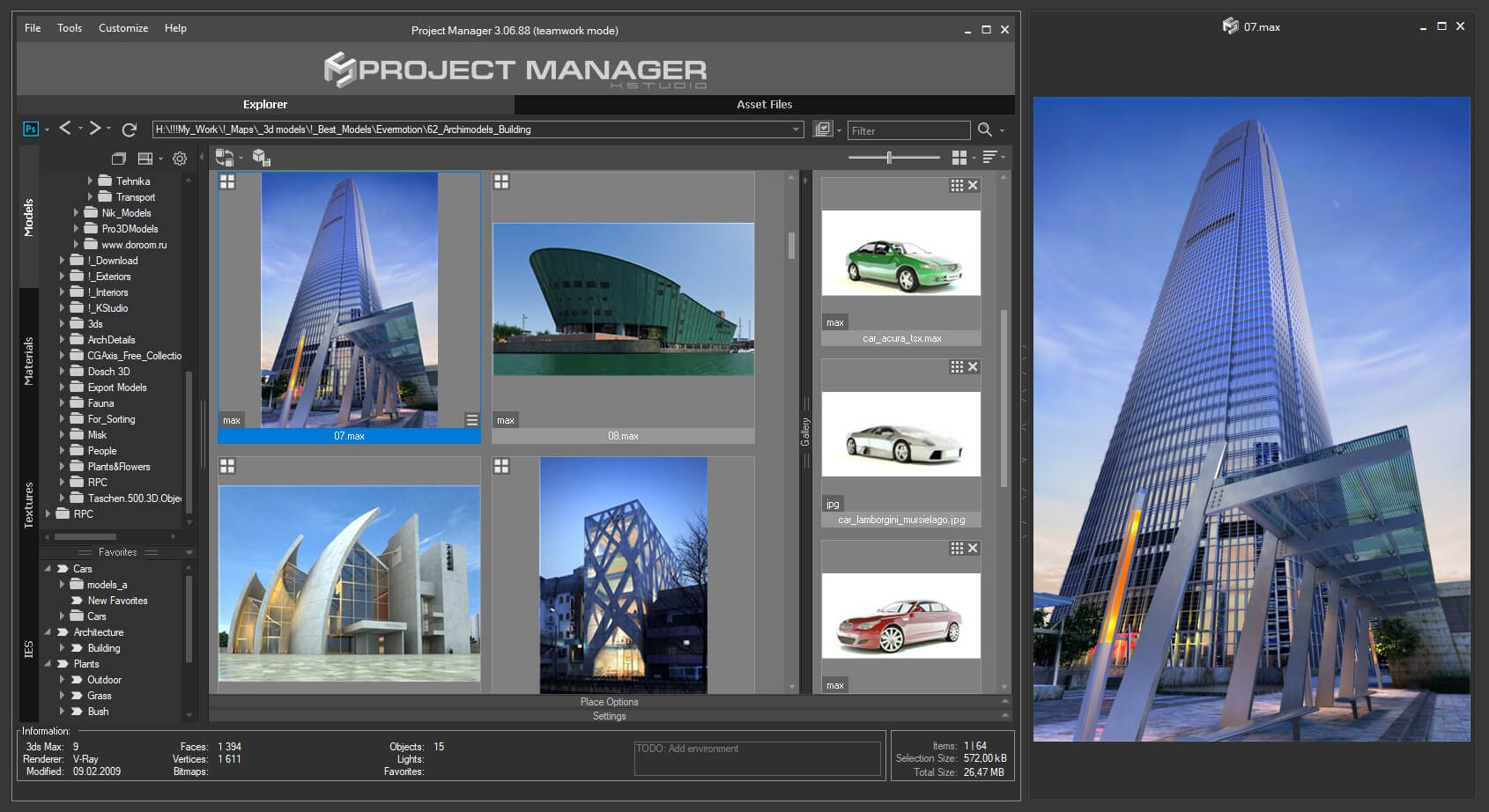 3d-kstudio Project Manager 3.35.75 for 3dsMax upto 2025