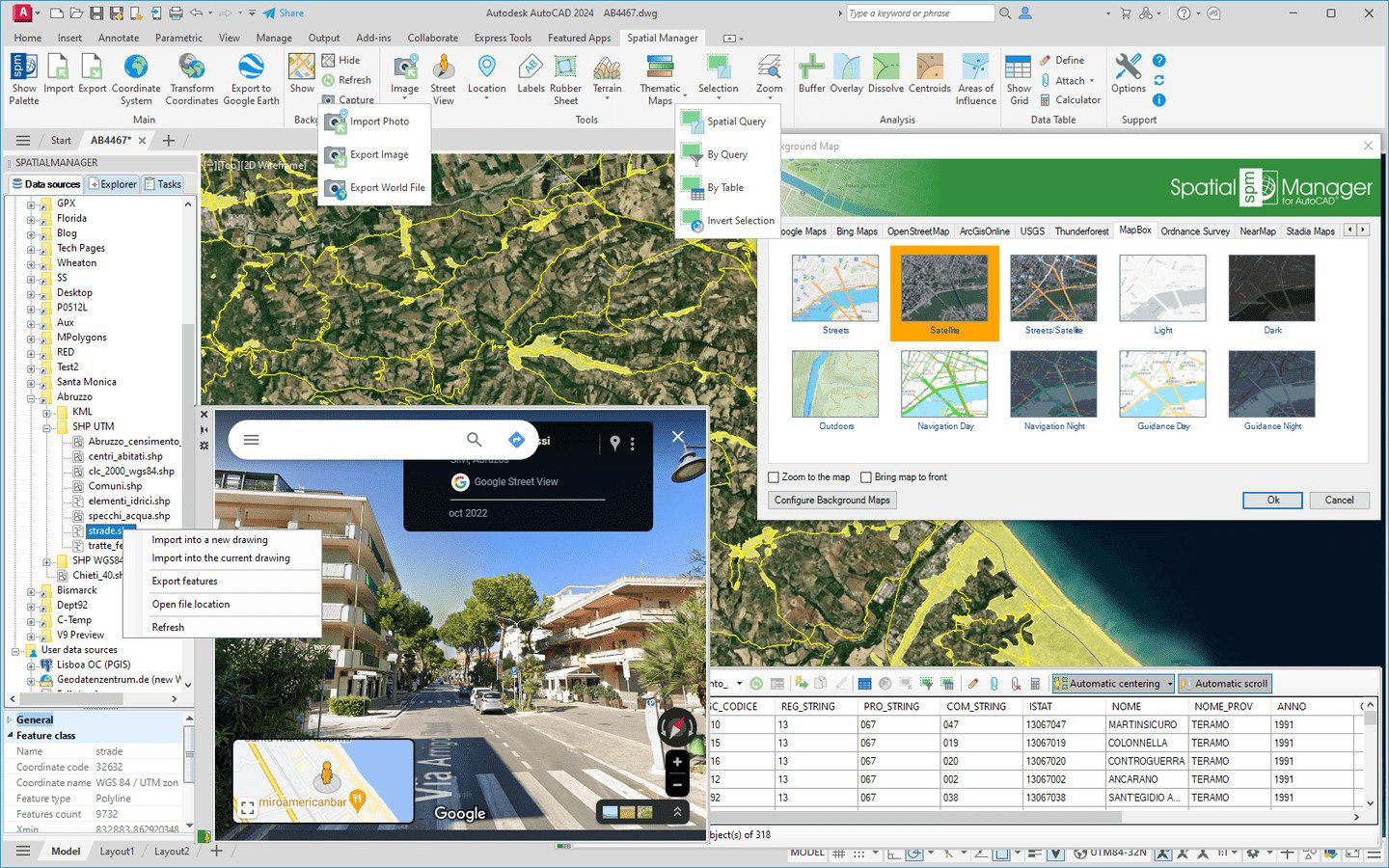 Opencartis Spatial Manager for AutoCAD Professional 9.1.3.15843