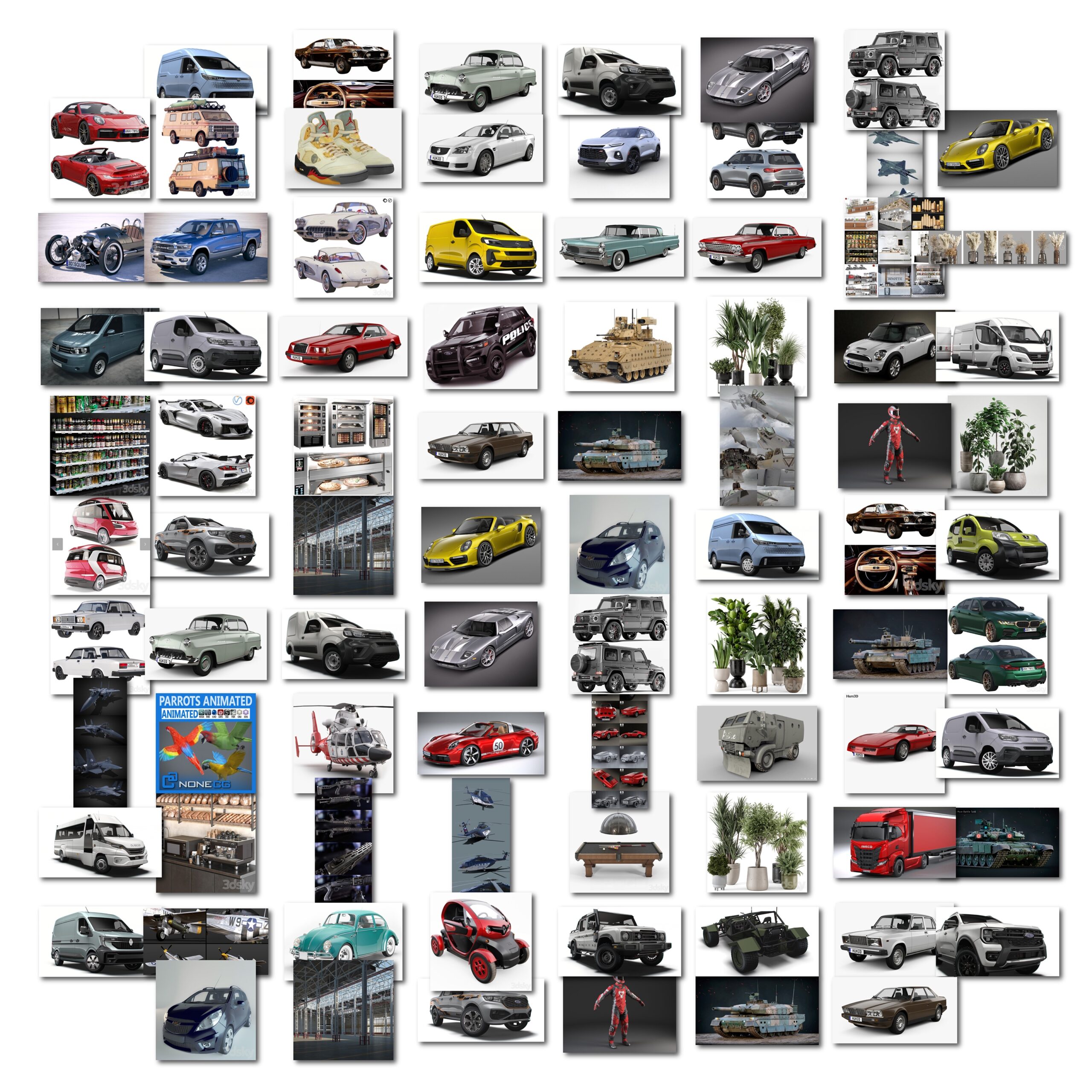 3D Vehicles & Misc. Models 13 July 24