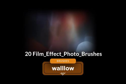 20 Film texture photoshop brushes - 280690276