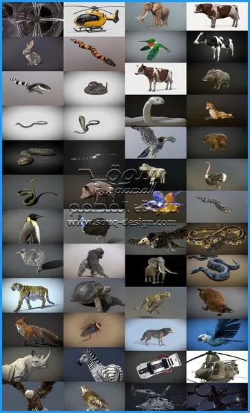 Sketchfab Animals Pack 15.07.2024
