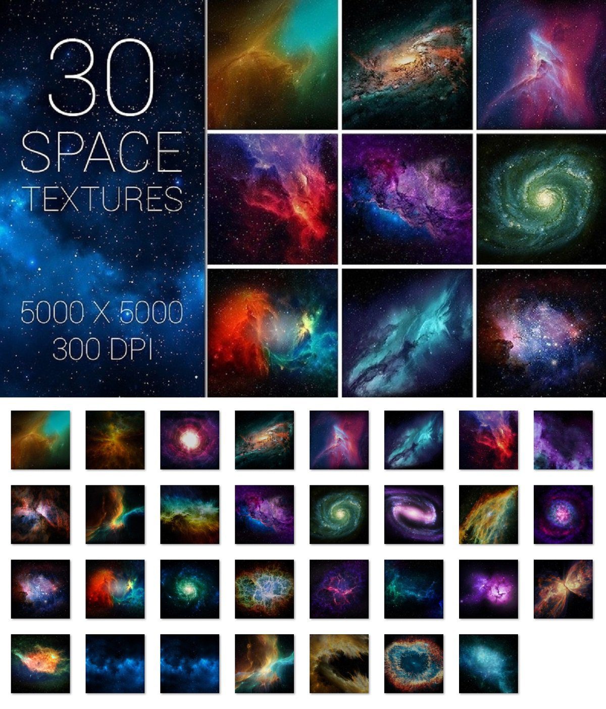 30 Space Nebula Galaxy Textures 1439169