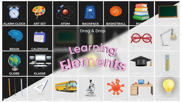 Drag & Drop Learning Elements 2559207