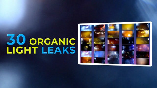 Mega Pack Of 30 Light Leaks 2674447 - NEW Motion Graphics
