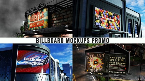 Videohive Billboard Mockups 53177913