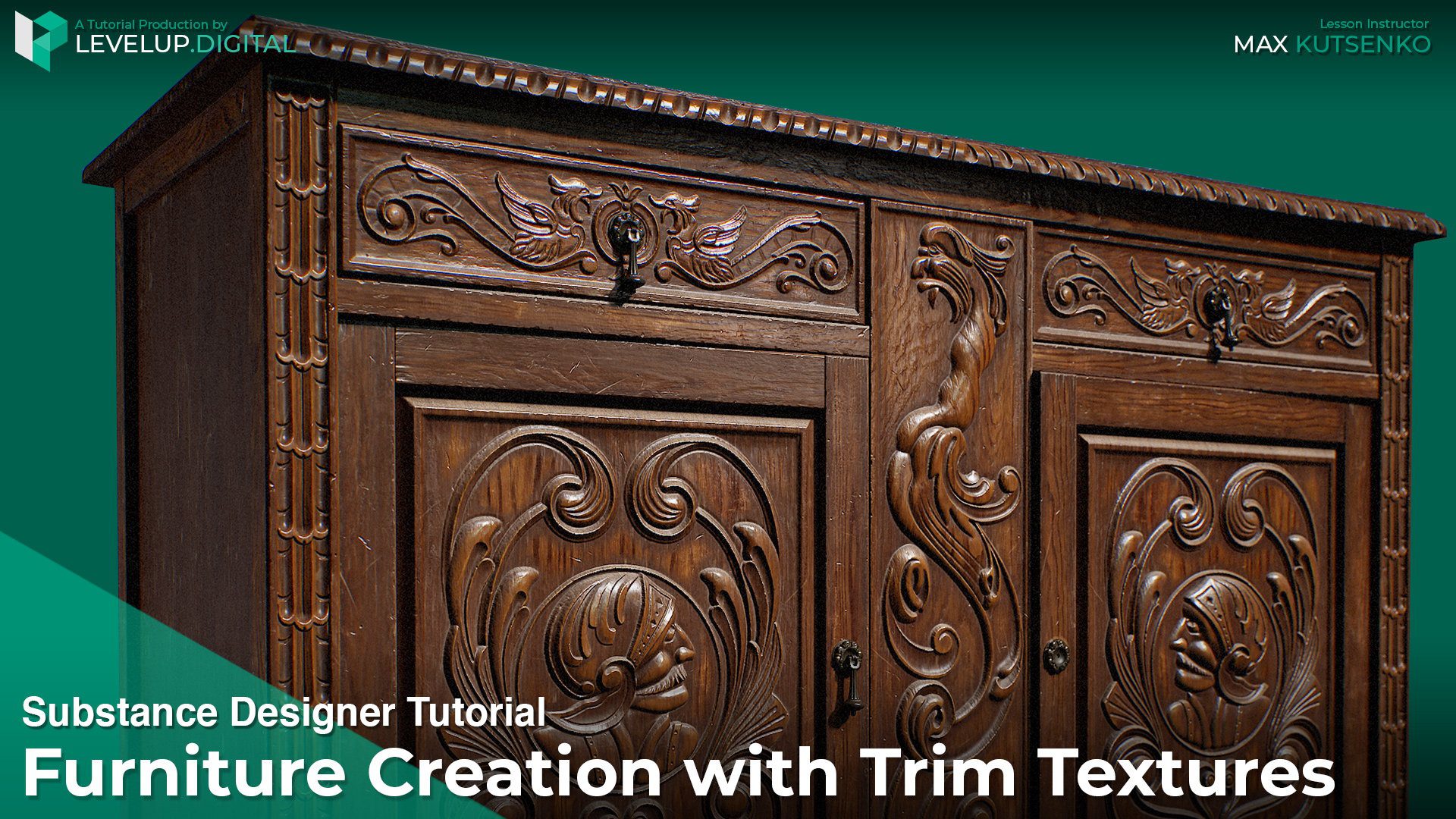 Level Up Digital - Furniture Creation with Trim Textures | Max Kutsenko