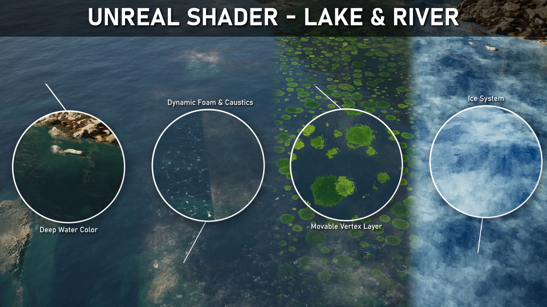 Artstation - Unreal Shader - Lake & River