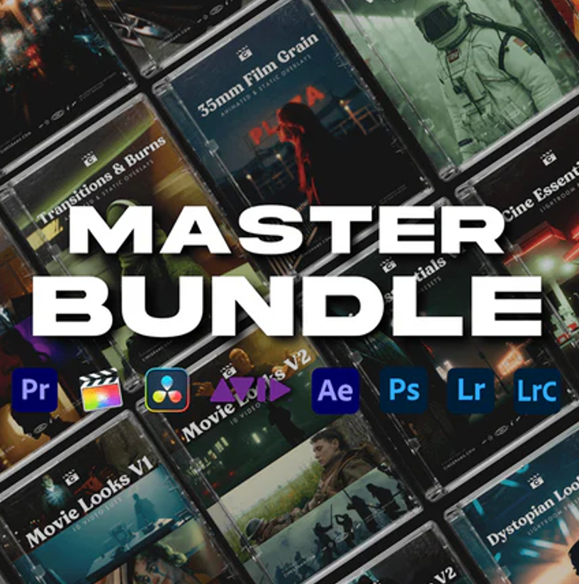 Cinegrams Master Bundle [Davinci Resolve, Premiere, After Effects, Lightroom]