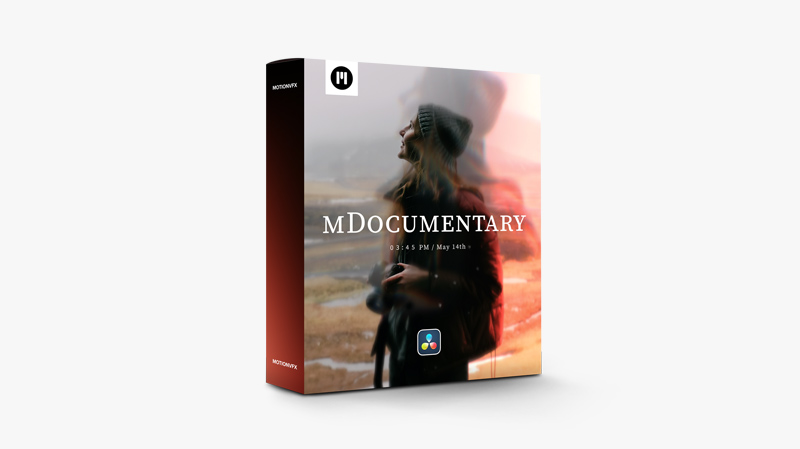 MotionVFX mDocumentary - Ultimate Narrative Tools and Effects for DaVinci Resolve