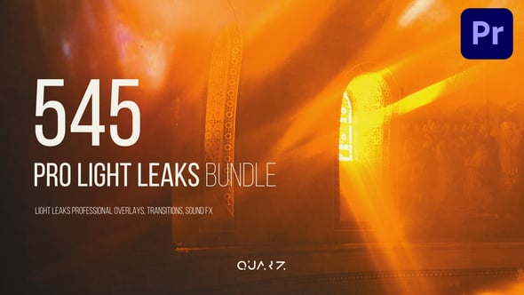 Videohive - Pro Light Leaks Bundle for Premiere Pro - 53973365