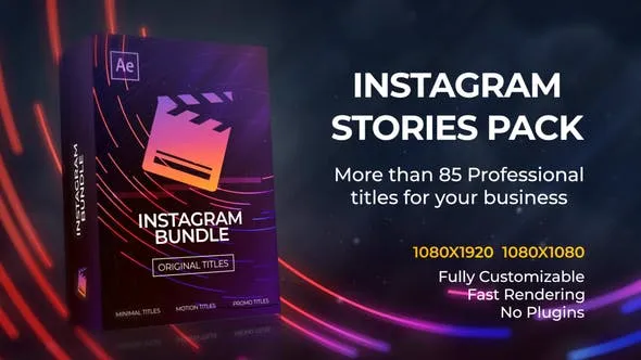 Videohive Instagram Stories - Motion Titles library 21975358