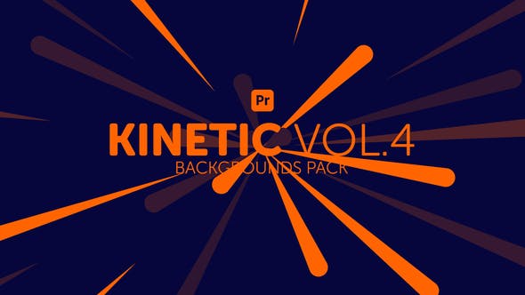 Videohive - Kinetic Backgrounds 4 for Premiere Pro - 53957687