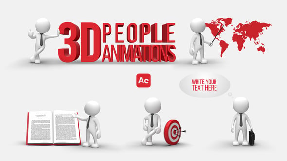 Videohive 3D People Animations 1 54669774