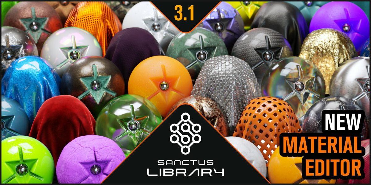 Sanctus Library 3.1 and Assets Lib - BLENDER