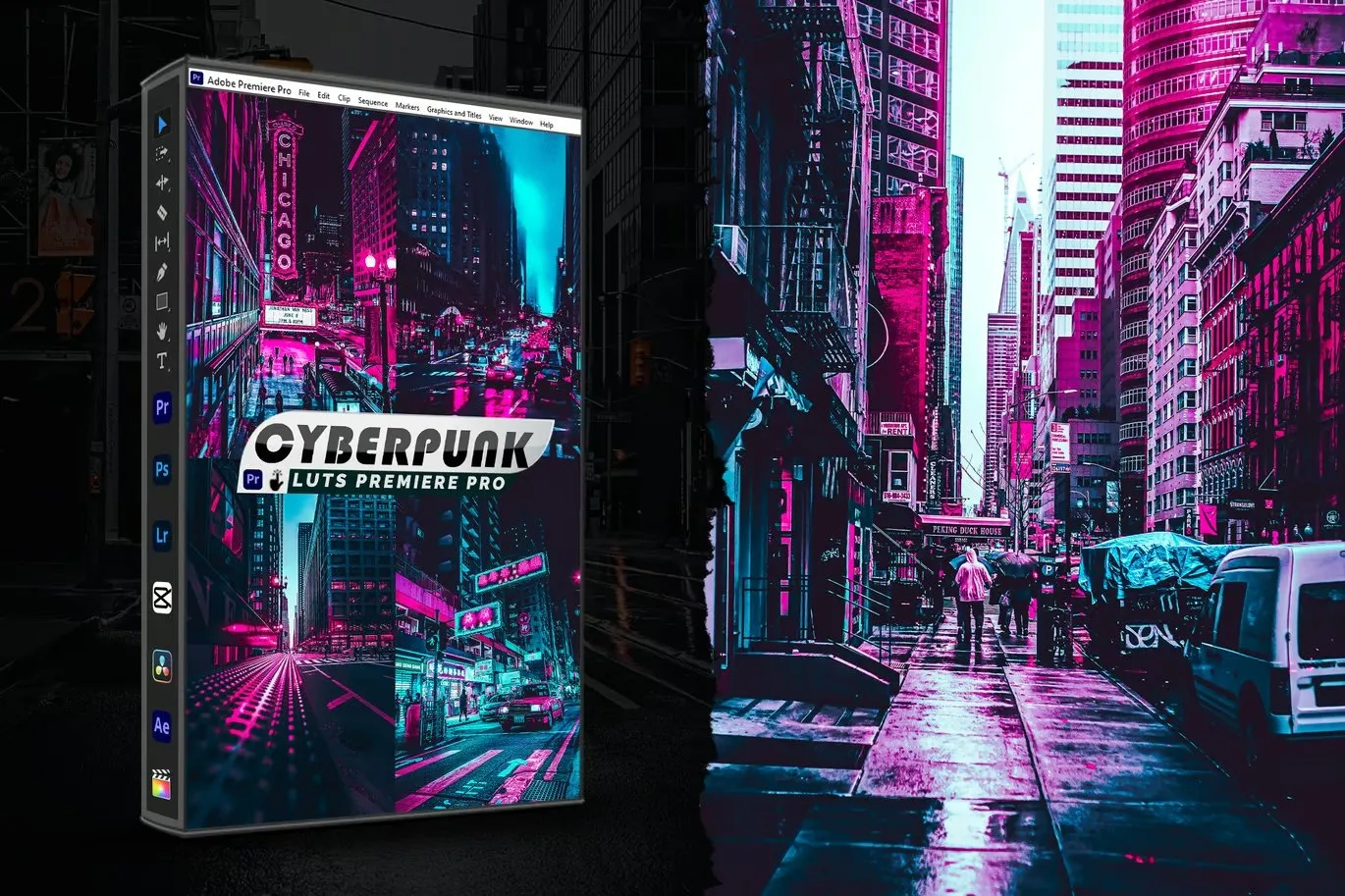 Cyberpunk Presets And luts Video Premiere Pro - 6AVX6EN