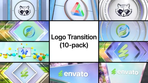 Videohive - Logo Transition (10-pack) - 54164343