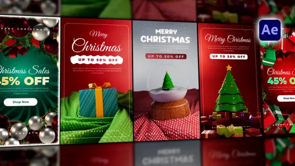 Videohive Christmas Stories Pack 55396203