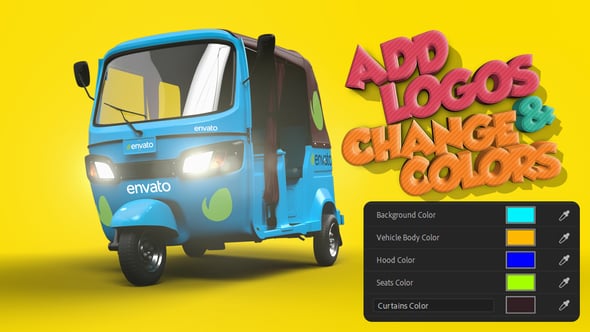 Videohive Auto Rickshaw 50120477