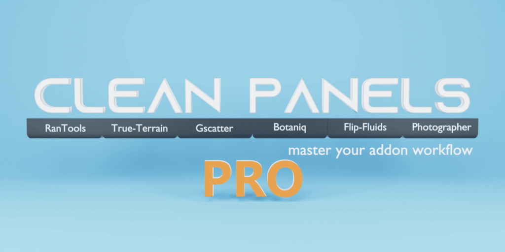 Clean Panels Pro v6.1.0 | Blender Market