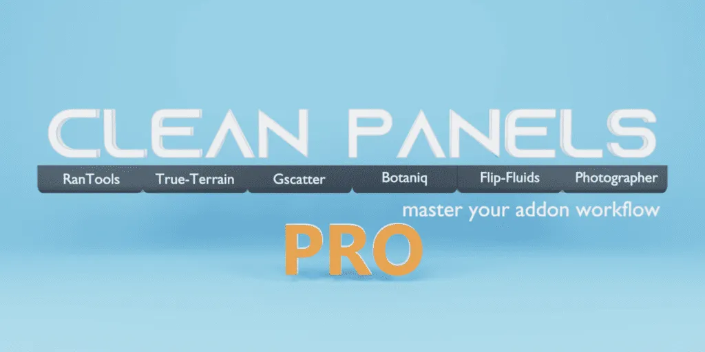 Clean Panels Pro v6.1.0 | Blender Market