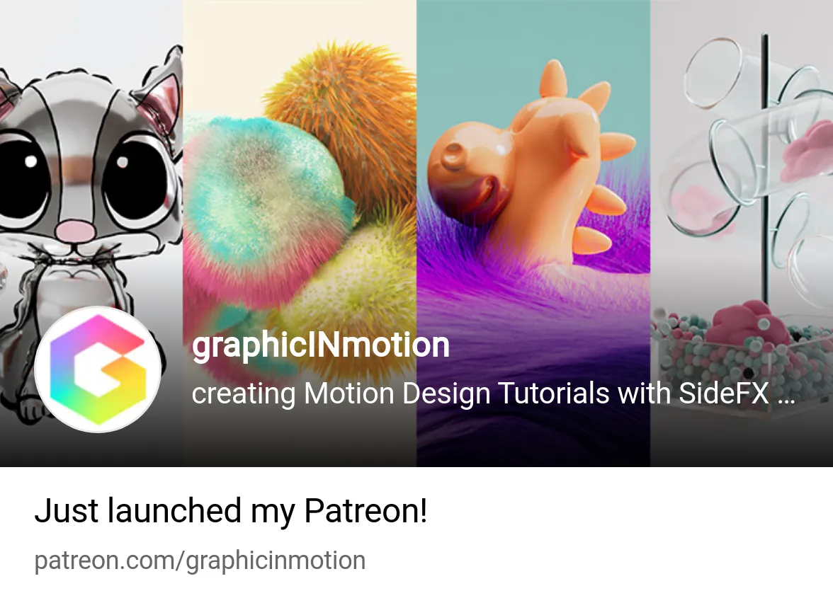 graphicINmotion Houdini - Patreon Collection