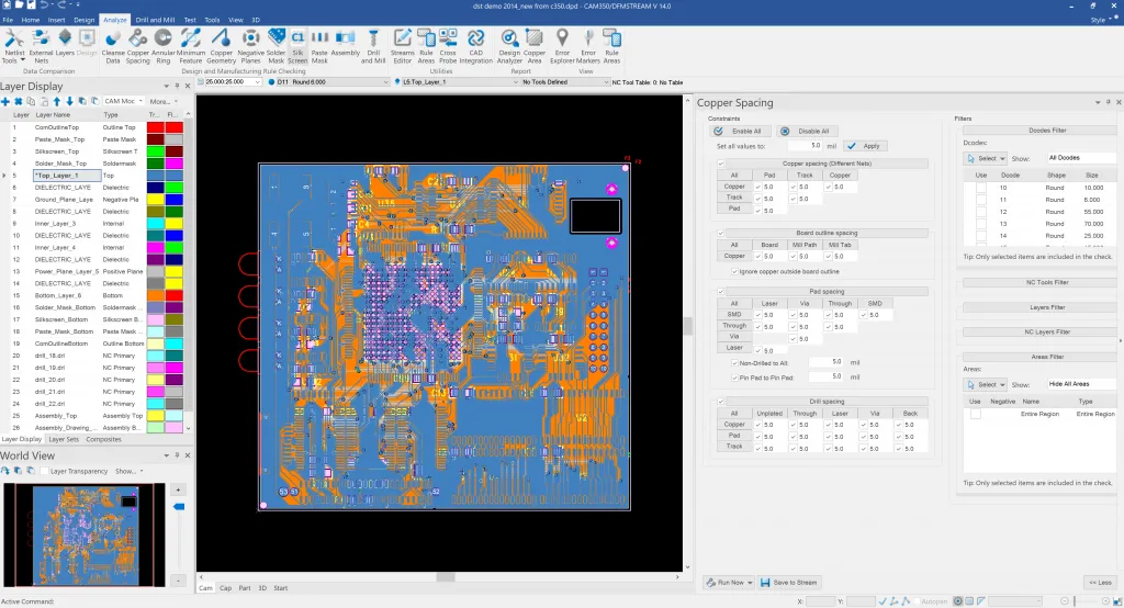 DownStream Technologies CAM350/DFMStream 15.0 & BluePrint-PCB 7.0 build 2075 (x64)