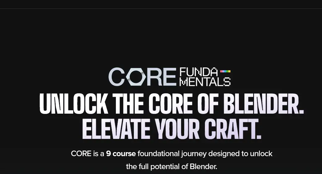 CGCookie - Blender 4.2 Core Essentials - 9 Courses
