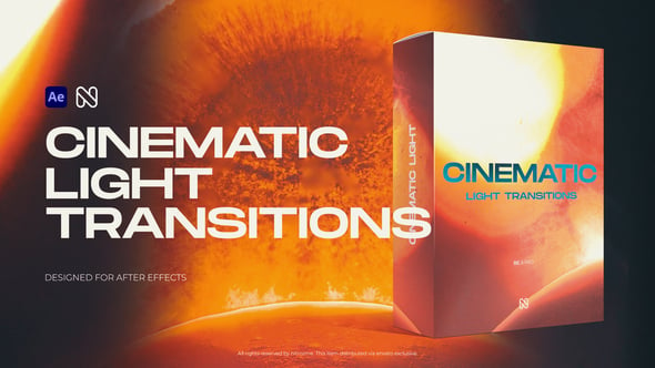 Videohive Cinematic Light Transitions - 56304444