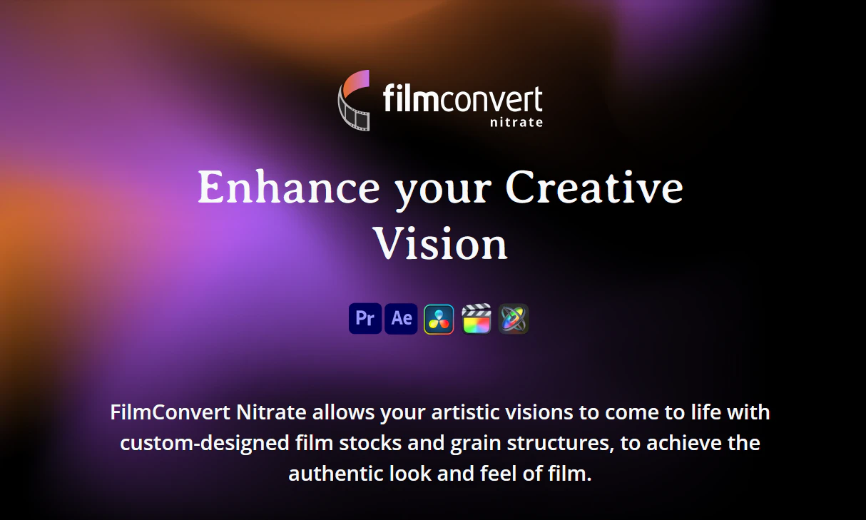 FilmConvert Nitrate v3.49 for AE & Premiere Pro