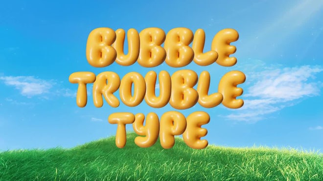 Pack Of 26 3D Bubble Alphabet Characters On Alpha 2458669 - Motion Graphics