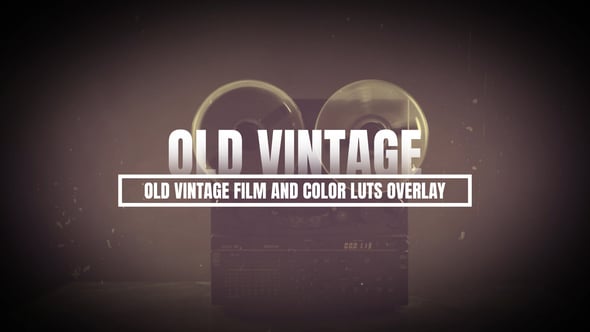 Videohive Old Vintage Film and Color Luts Overlay 56034709