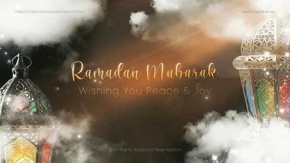 Videohive Ramadan Mubarak Opener 56813363