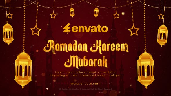 Videohive Ramadan Mubarak Greetings Intro 56836118