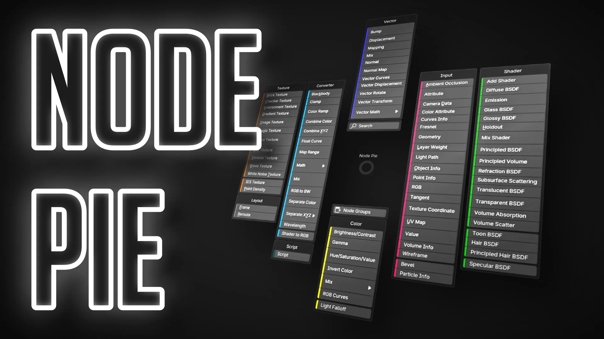 Node Pie v1.2.41 for Blender