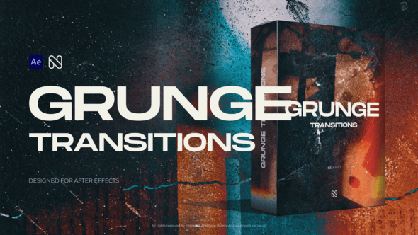 Videohive Grunge Transitions 56629501