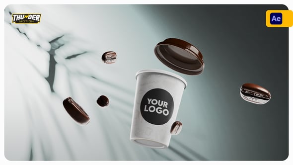 Videohive Paper Coffee Cup Promo Mockup 56625644