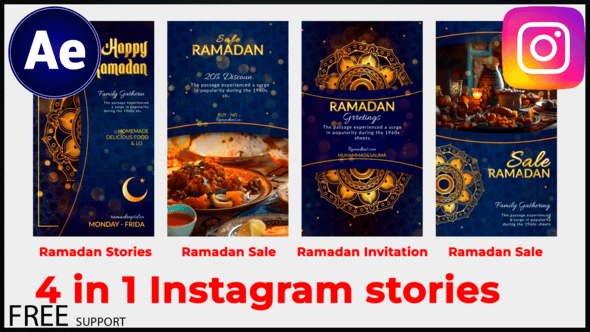 Videohive Ramadan Stories Instagram | Ramadan Sale Instagram 56899851