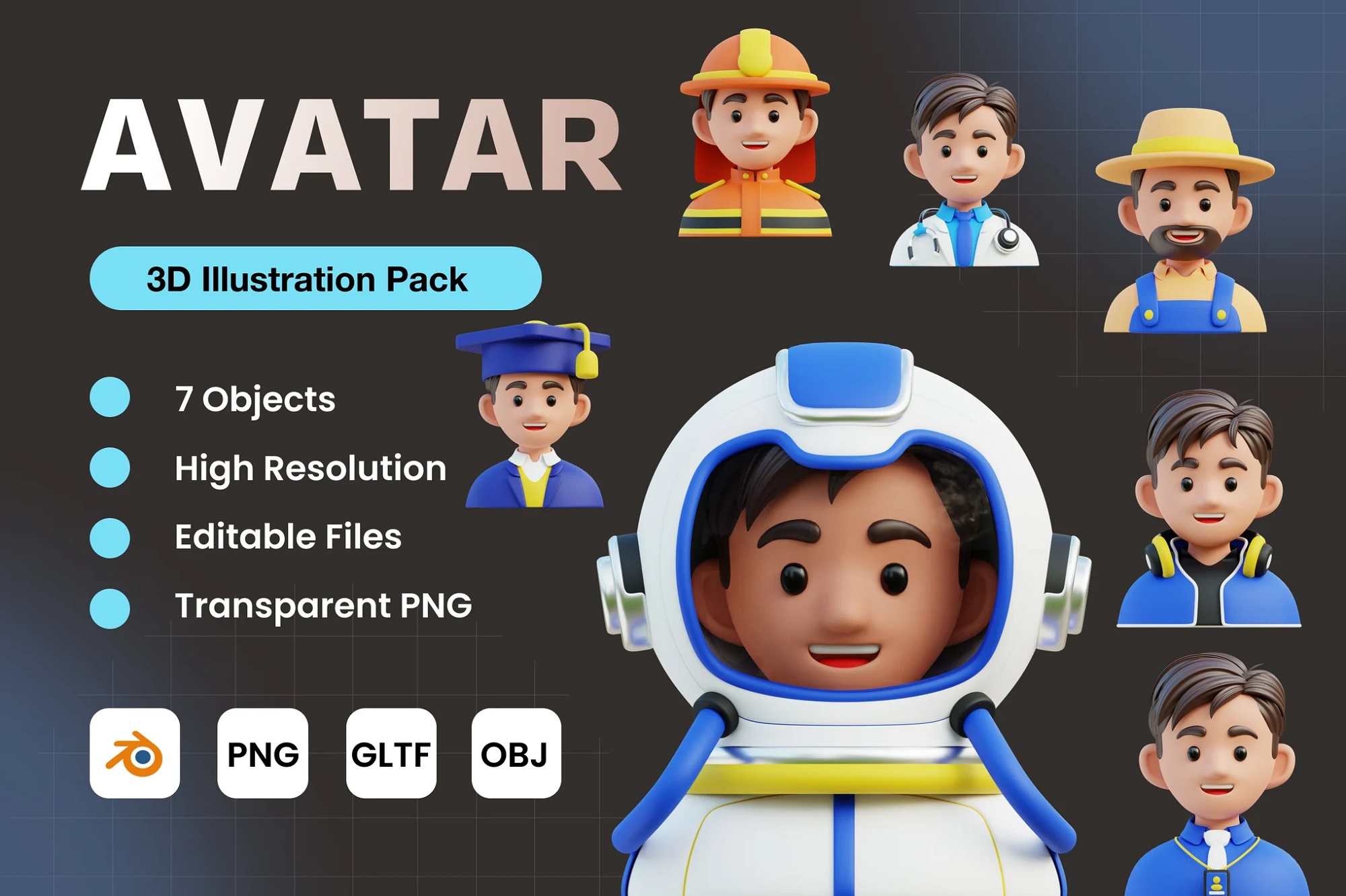 Avatar 3D Icons V.2 TXK2YDN