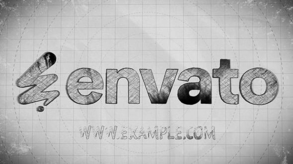 Videohive Pencil Logo - 56605033 Project for After Effects