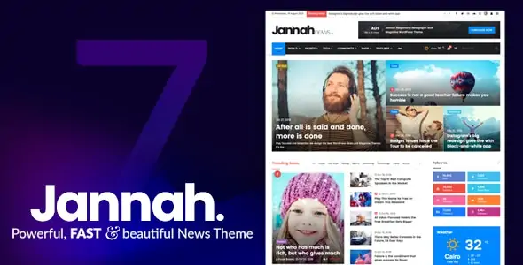 Jannah v7.4.1 - Newspaper Magazine News BuddyPress AMP Nulled