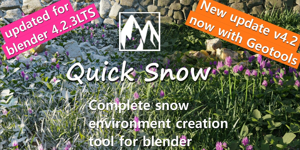 Blender Market - Quick Snow v4.0 Full